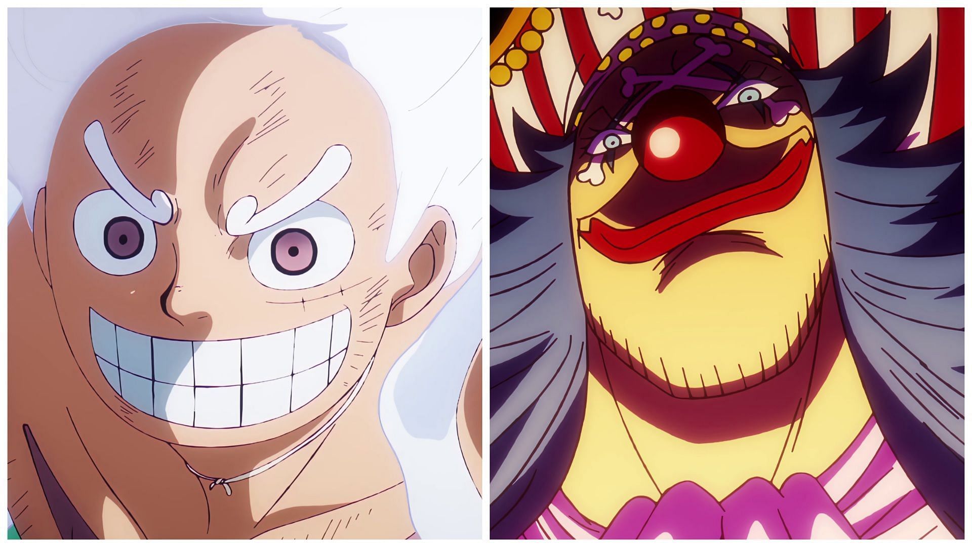 Luffy and Buggy in One Piece (Image via Toei Animation)